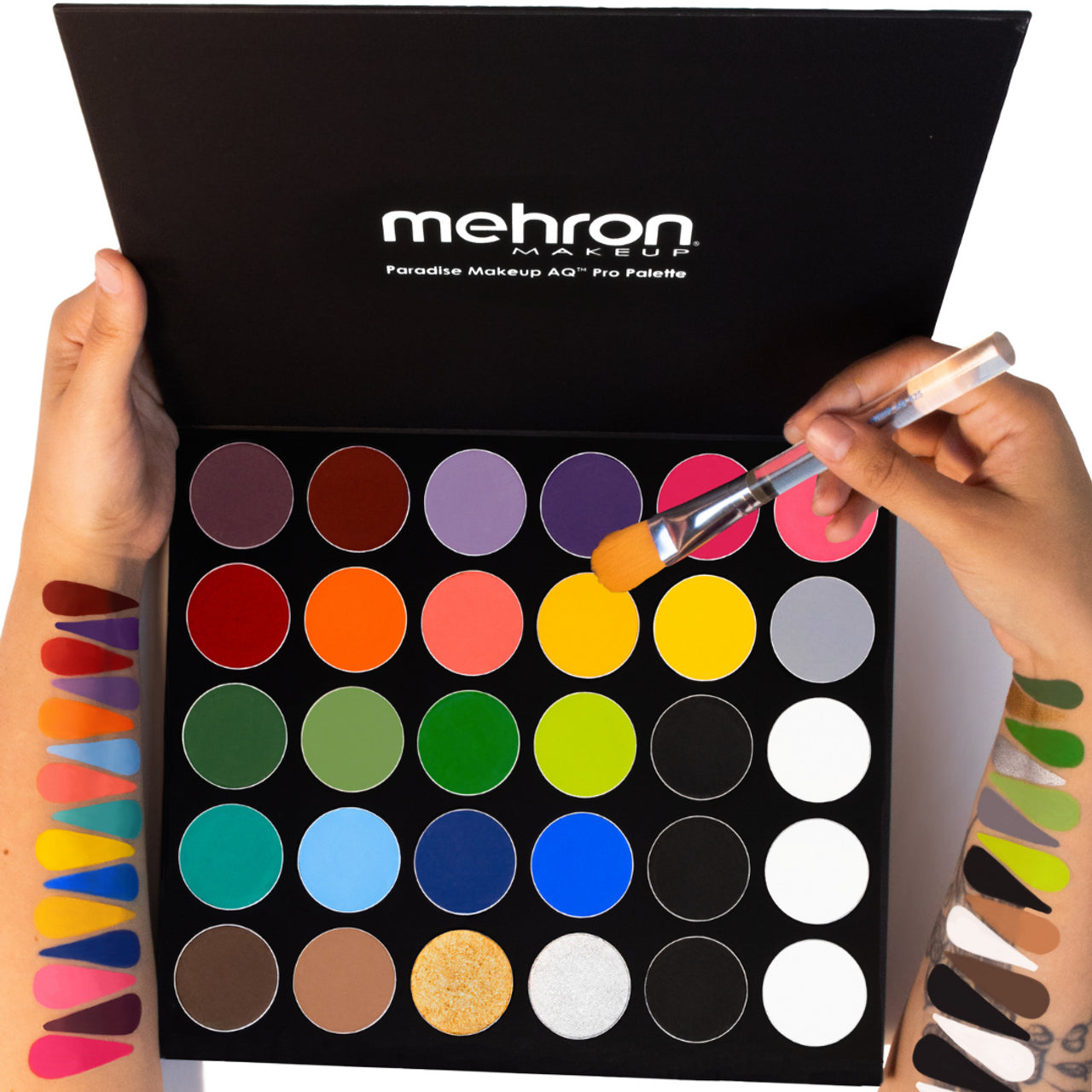 【mehron】AQ 30 Color Palette ボディペイント　アート Paradise Makeup AQ 30 Color Palette